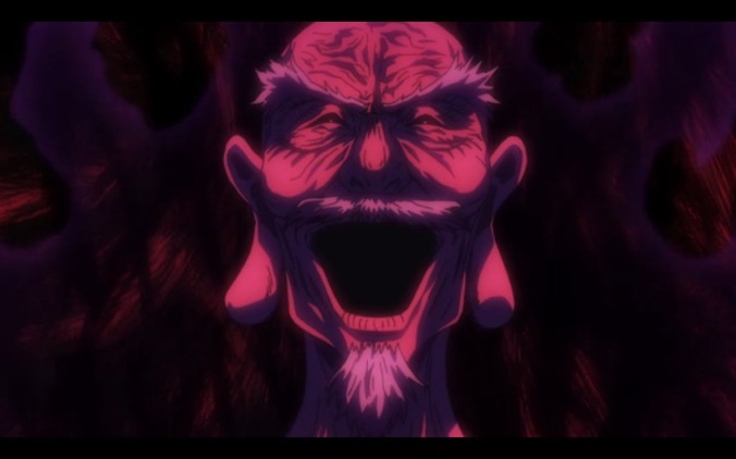 Netero Laughing at King of Ants